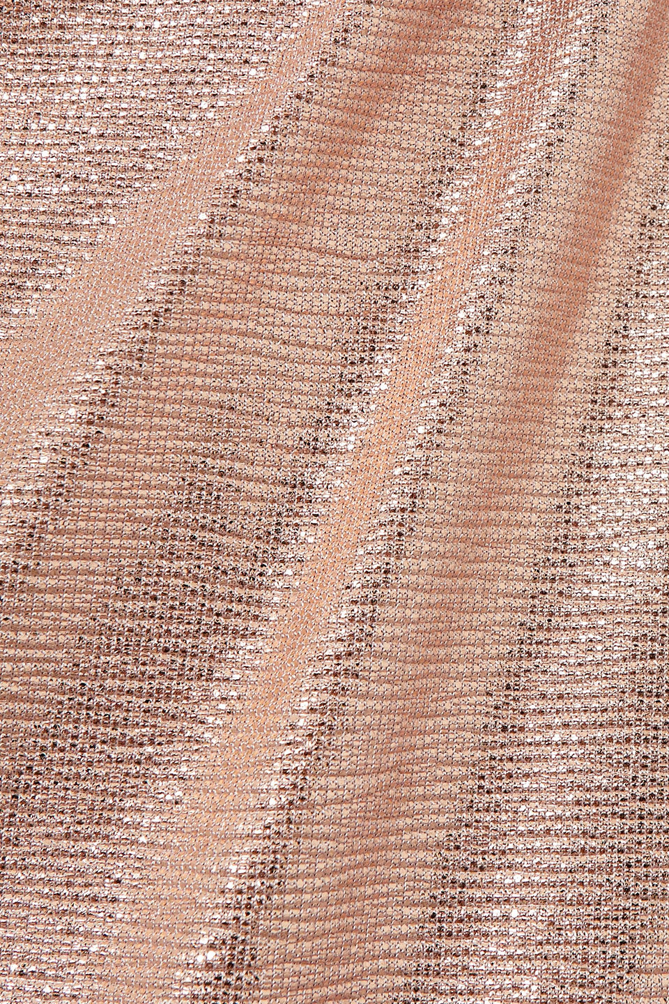 Talbot Runhof Cape-effect Gathered Metallic Stretch-jersey Gown In Rose Gold