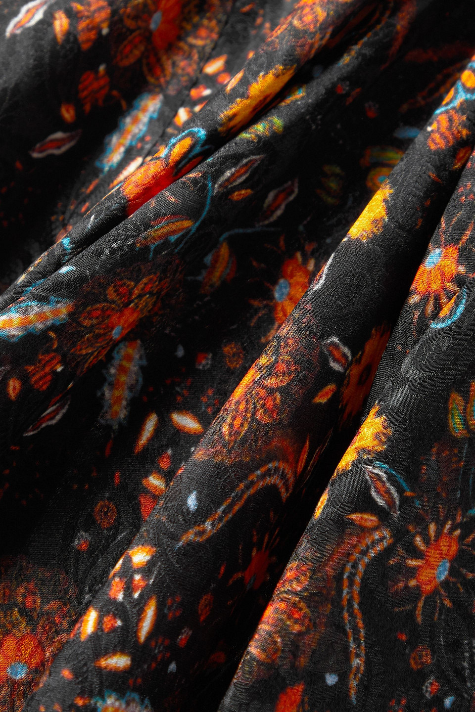 ISABEL MARANT PRESLY FLORAL-JACQUARD MINI DRESS