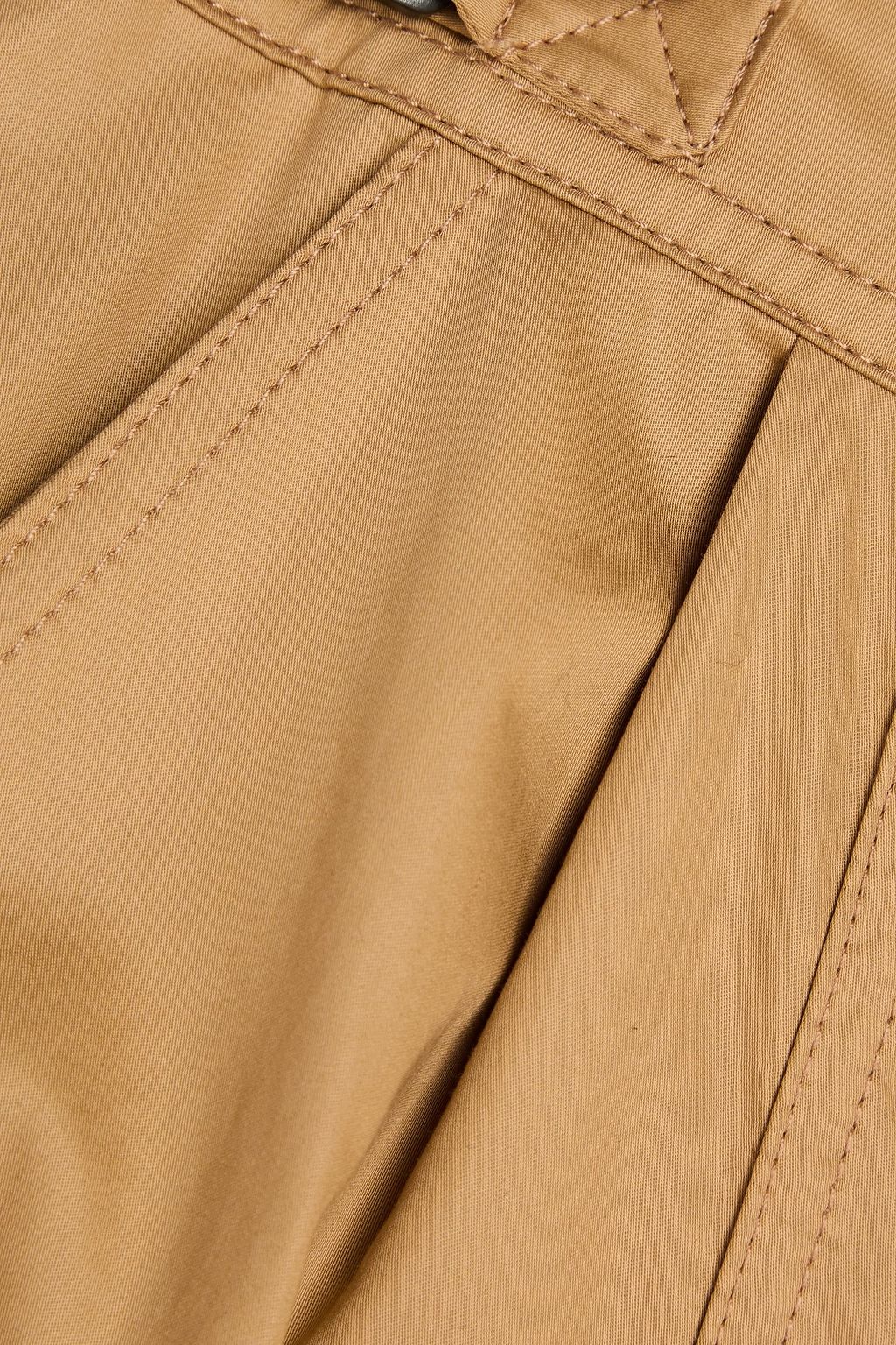 ISABEL MARANT 코튼 새티인 테이퍼드 팬츠