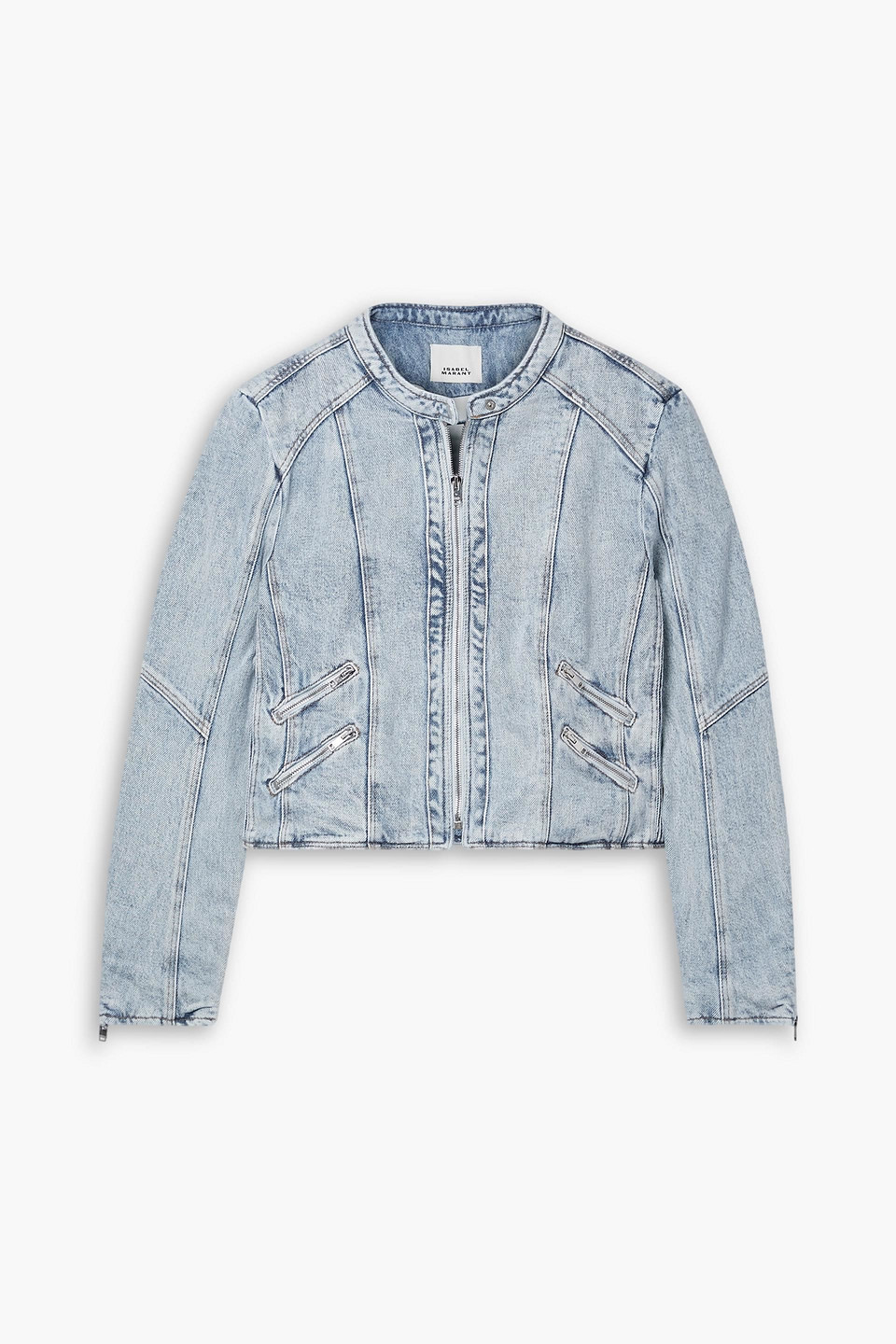 Isabel Marant Leys Denim Jacket In Hellblauer Denim