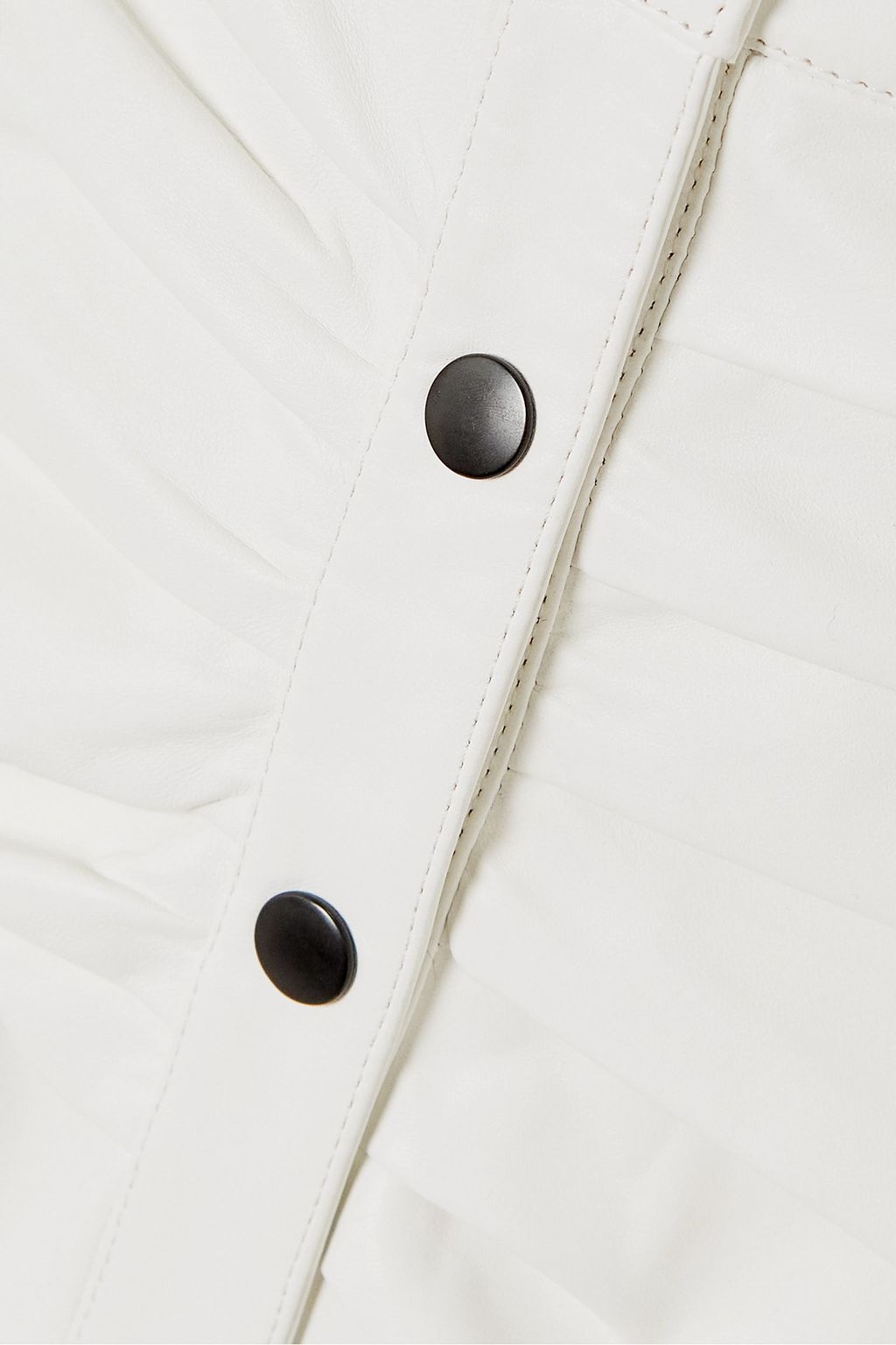 ISABEL MARANT Carvelio ruched leather mini skirt