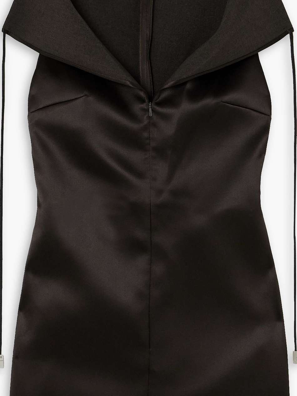 prue satin mini dress