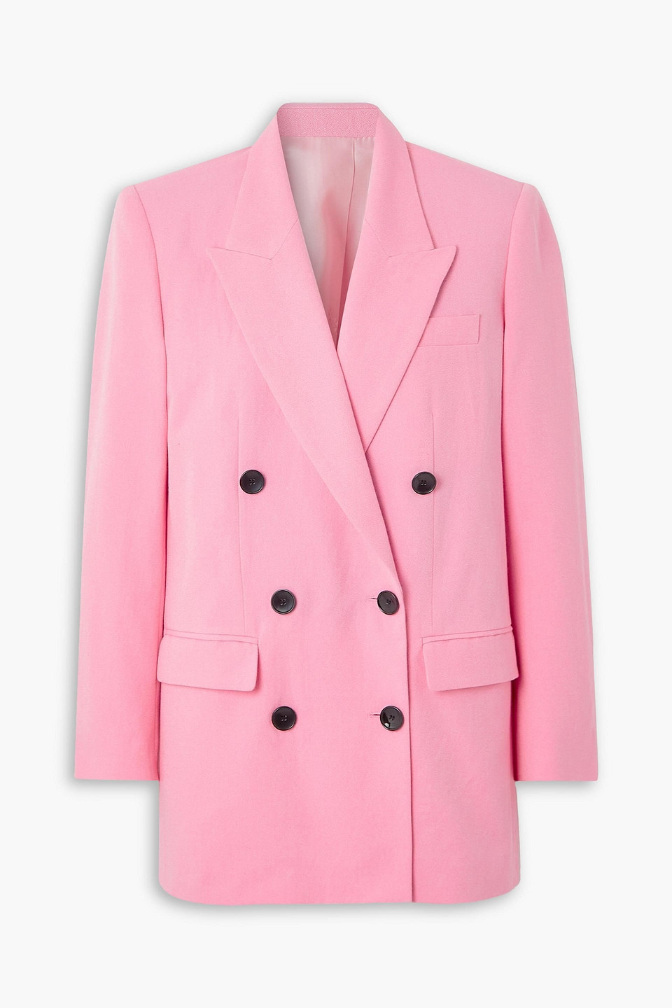 Isabel Marant Double-breasted Nevim Blazer With Peak Lapel 40 Italian Size In Pink