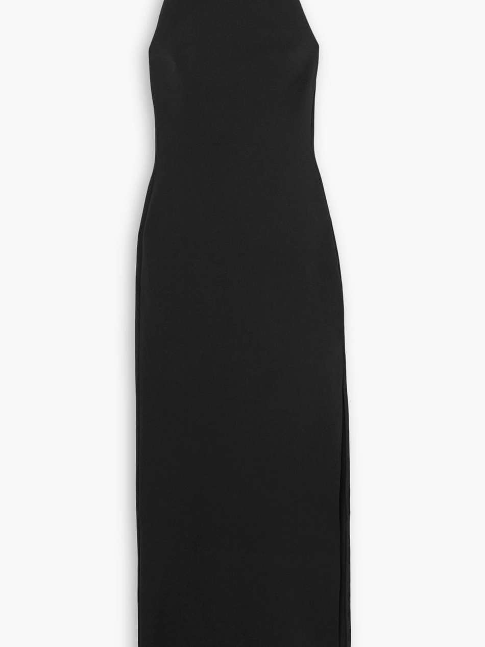 cassandra jersey halterneck maxi dress