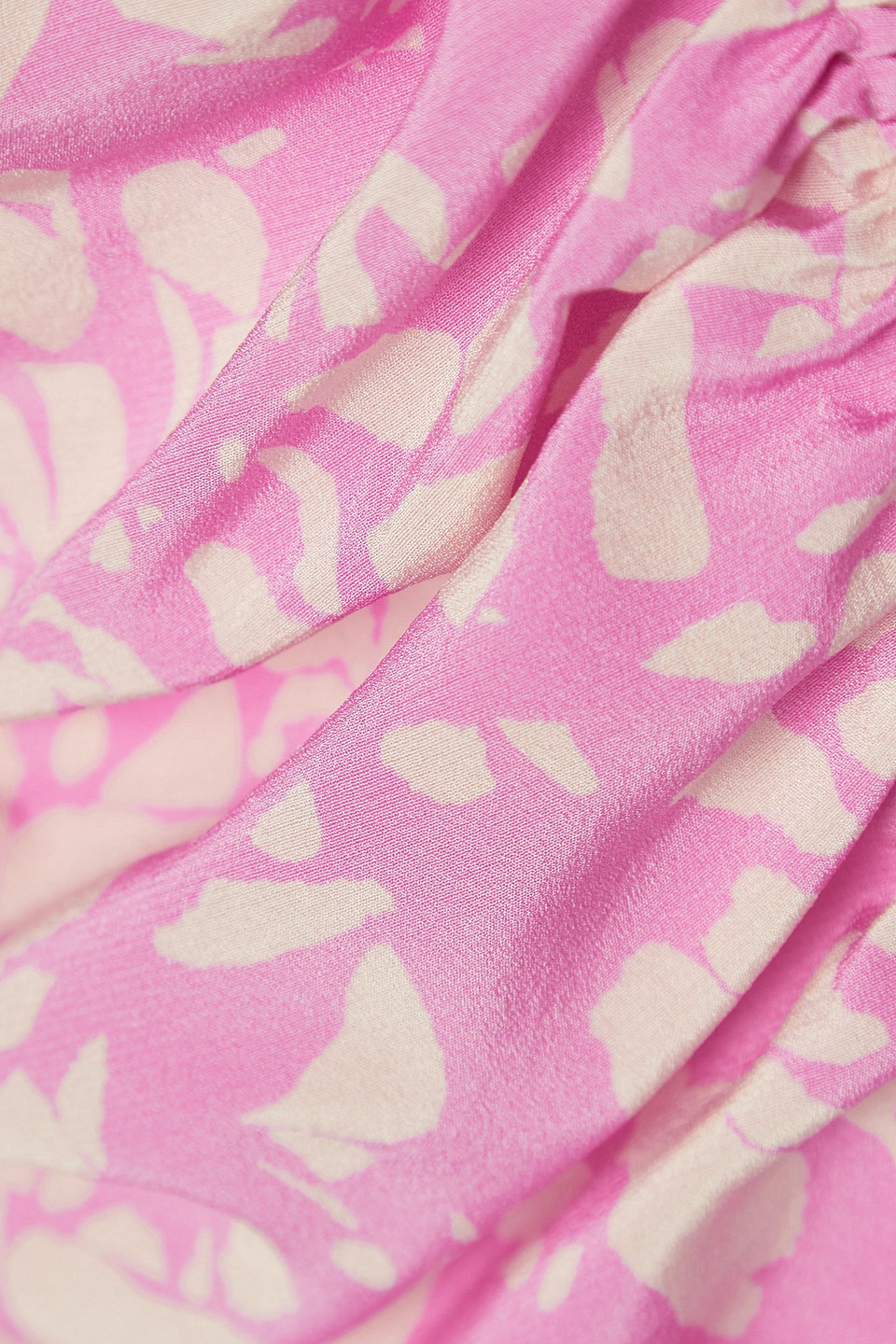 Isabel Marant Lara V-neck Floral Mini Dress In Pink