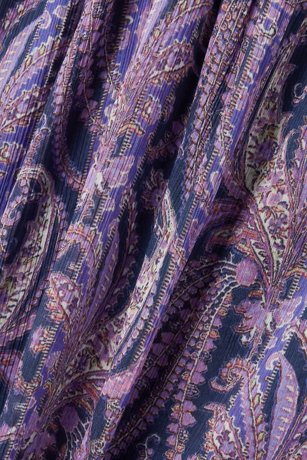 ISABEL MARANT Birona cutout paisley-print cotton and silk-blend halterneck midi dress