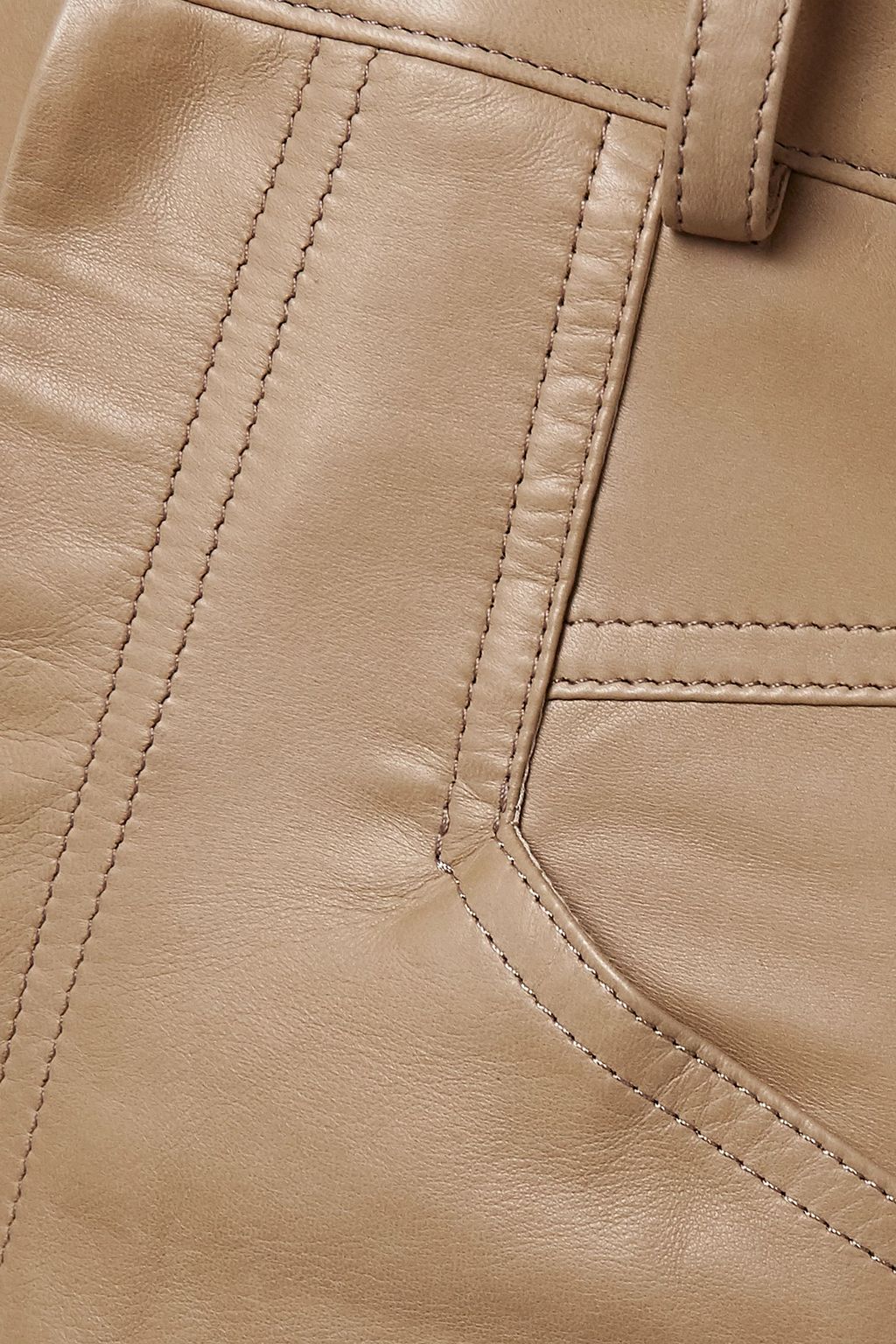 ISABEL MARANT Xiamao leather tapered pants