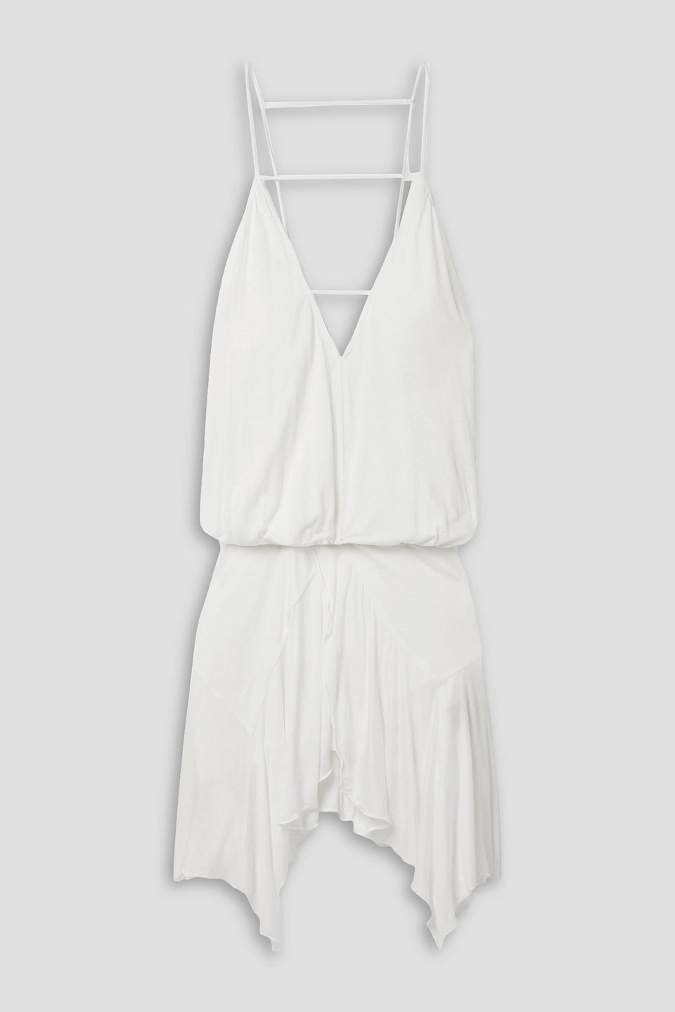 Isabel Marant Woman Mini Dress Ivory Size 10 Viscose In Weiss