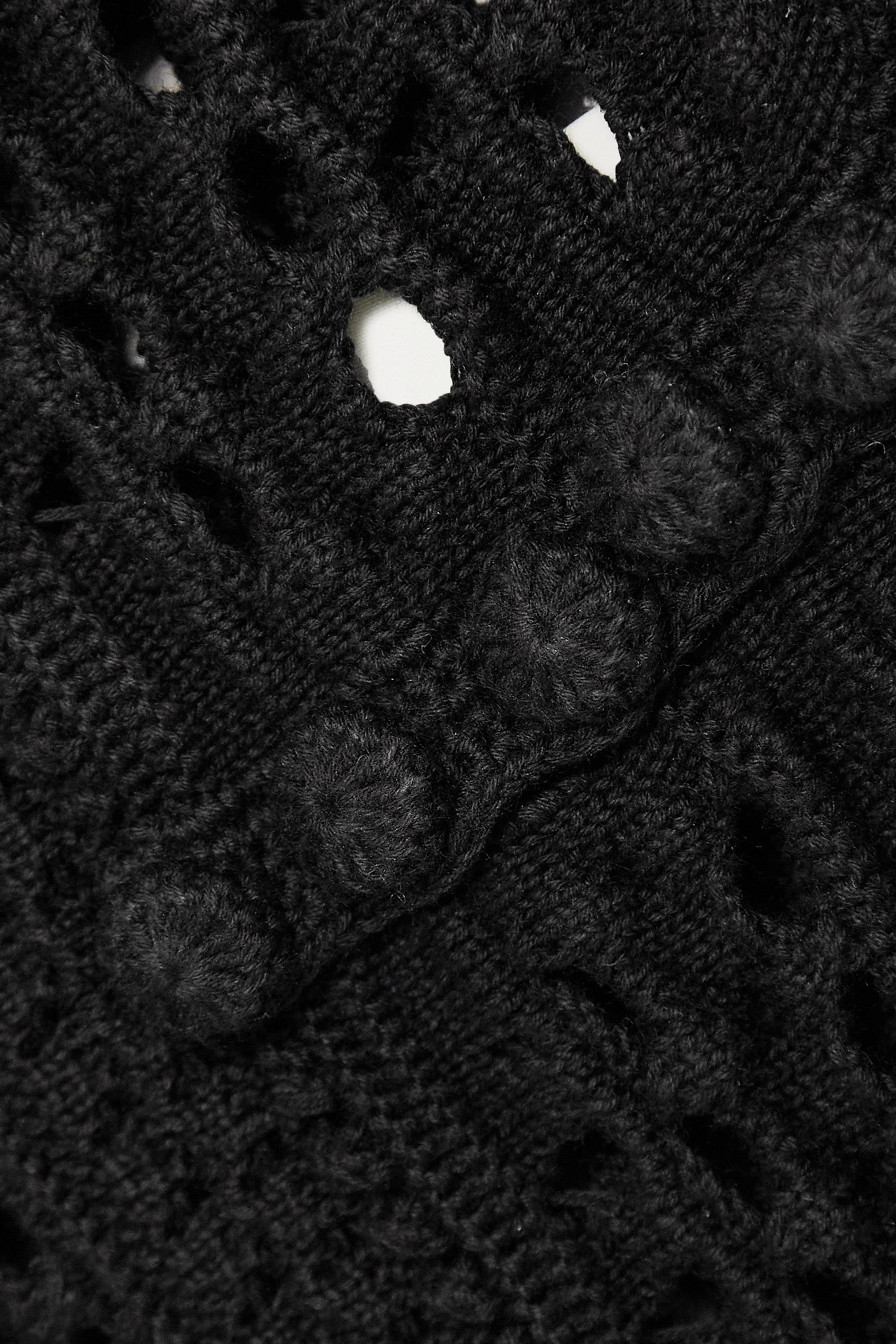 Isabel Marant Frinley crocheted cotton halterneck tank