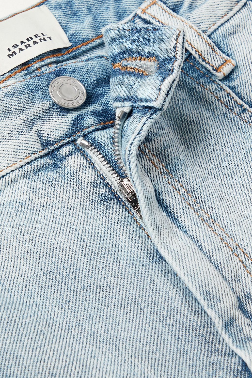 ISABEL MARANT جينز Laora بأرجل ضيّقة وخصر متوسط الارتفاع