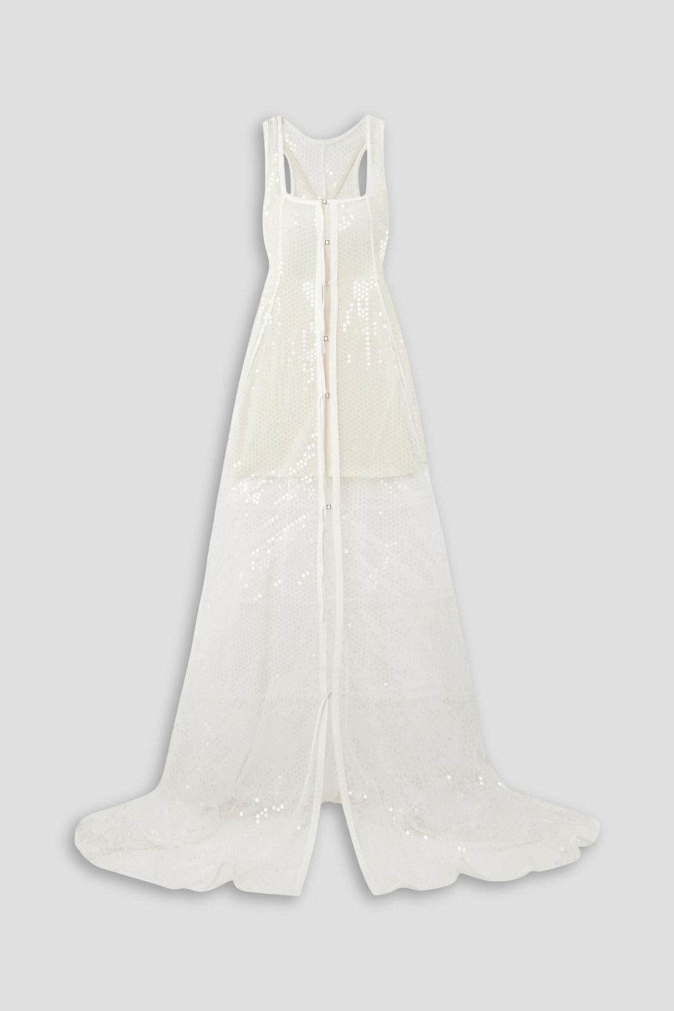 Jacquemus La Robe Dentelle Gown In White