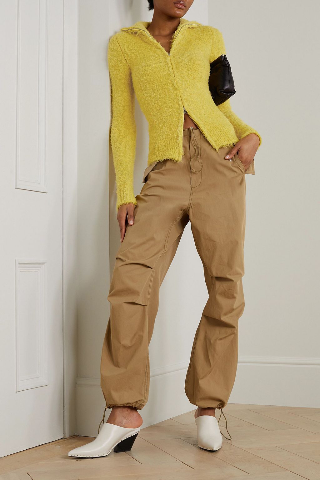 ISABEL MARANT كارديغان Pamina من مزيج قطن ممشّط
