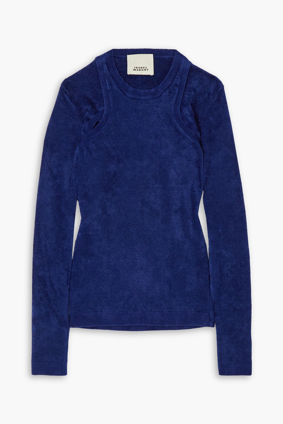 Isabel Marant Blue Mohair Blend Alford Sweater In Königsblau