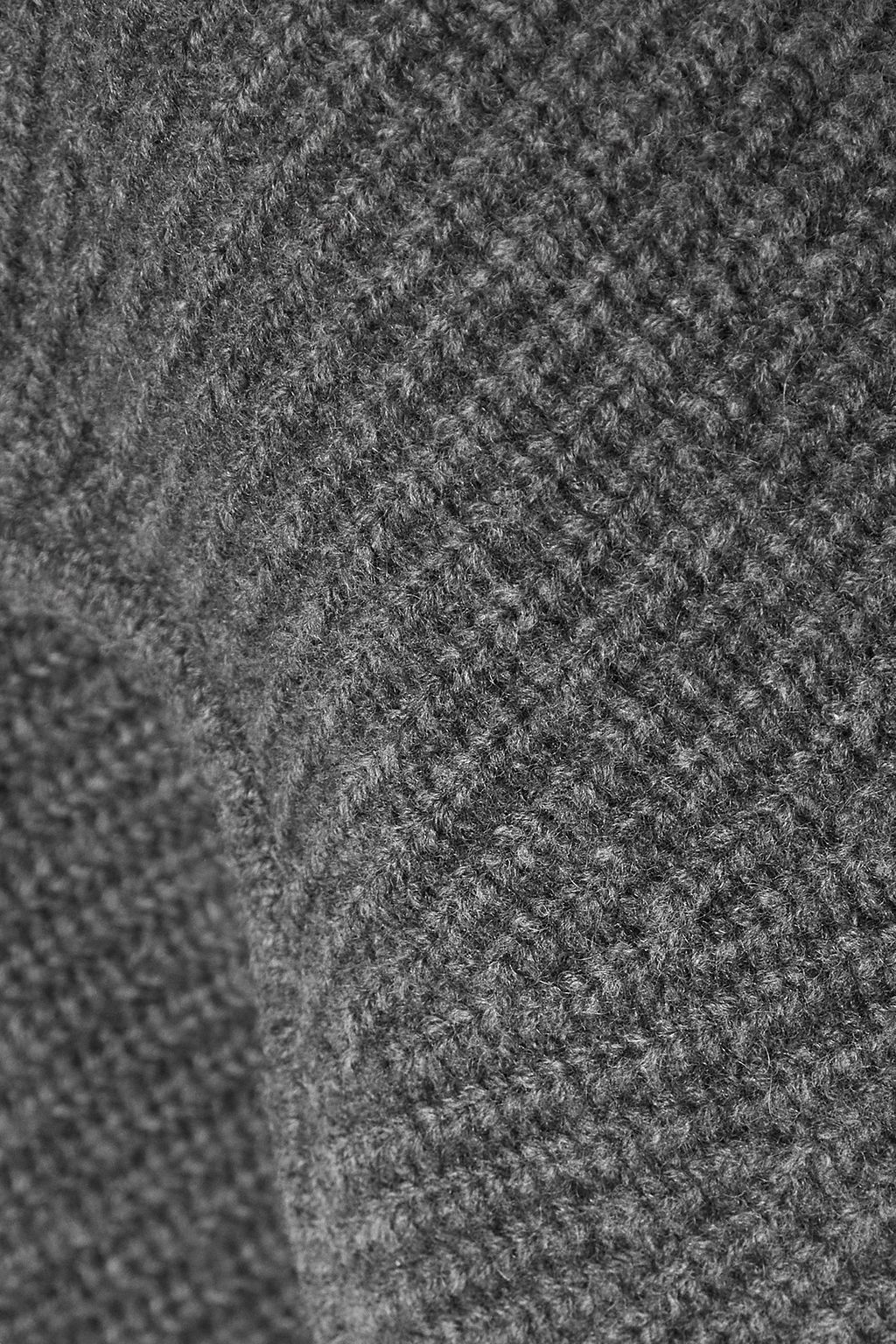 ISABEL MARANT Blaze strapless ribbed wool and cashmere-blend top