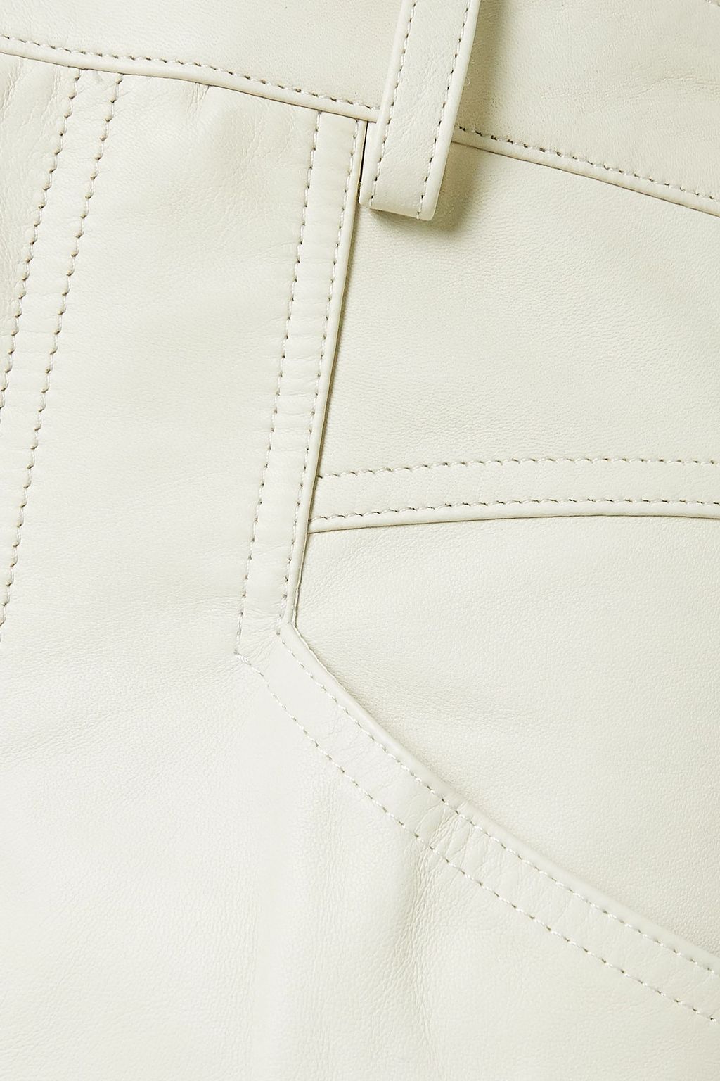 ISABEL MARANT Xiamao leather tapered pants