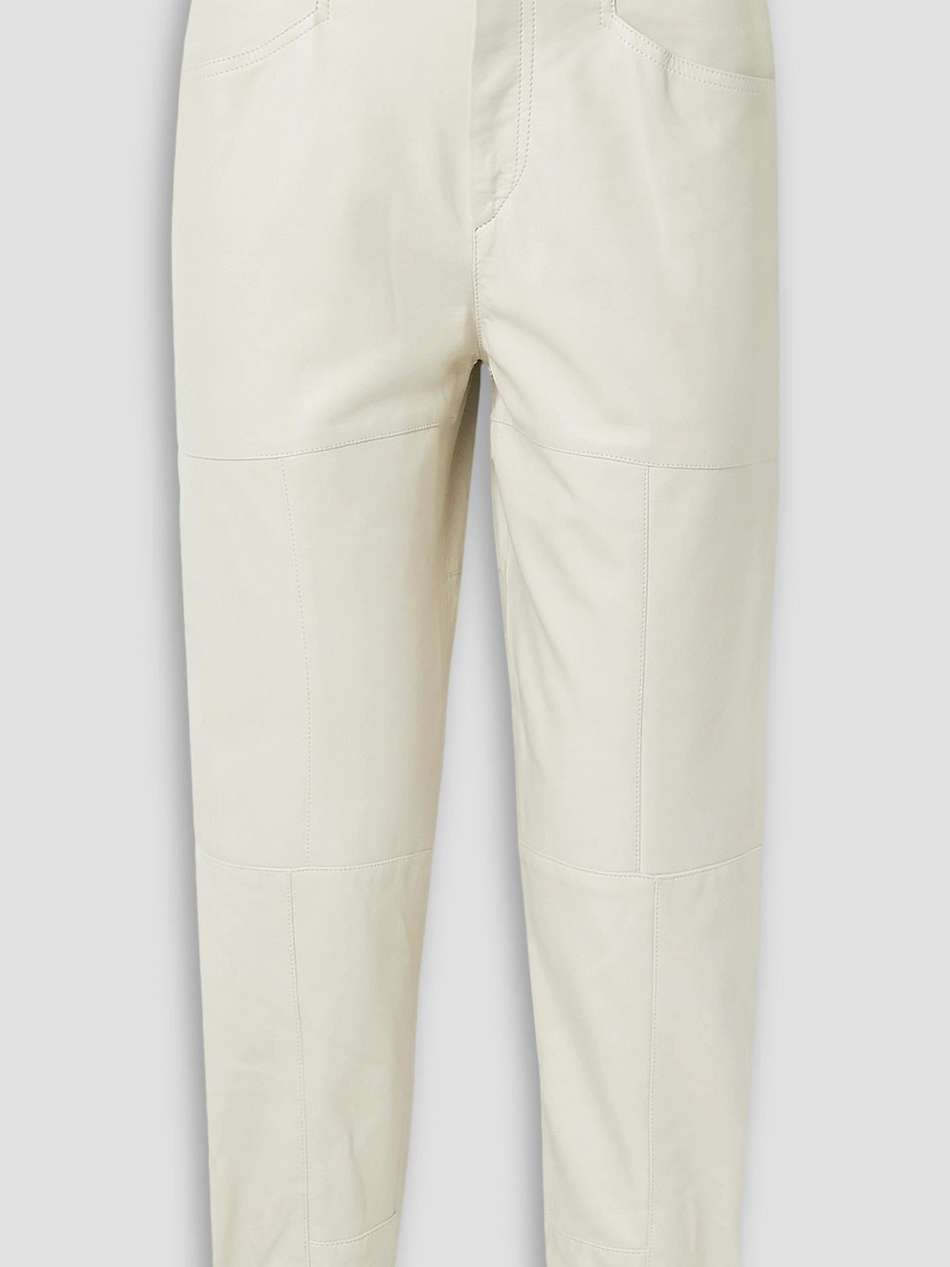 xiamao leather tapered pants