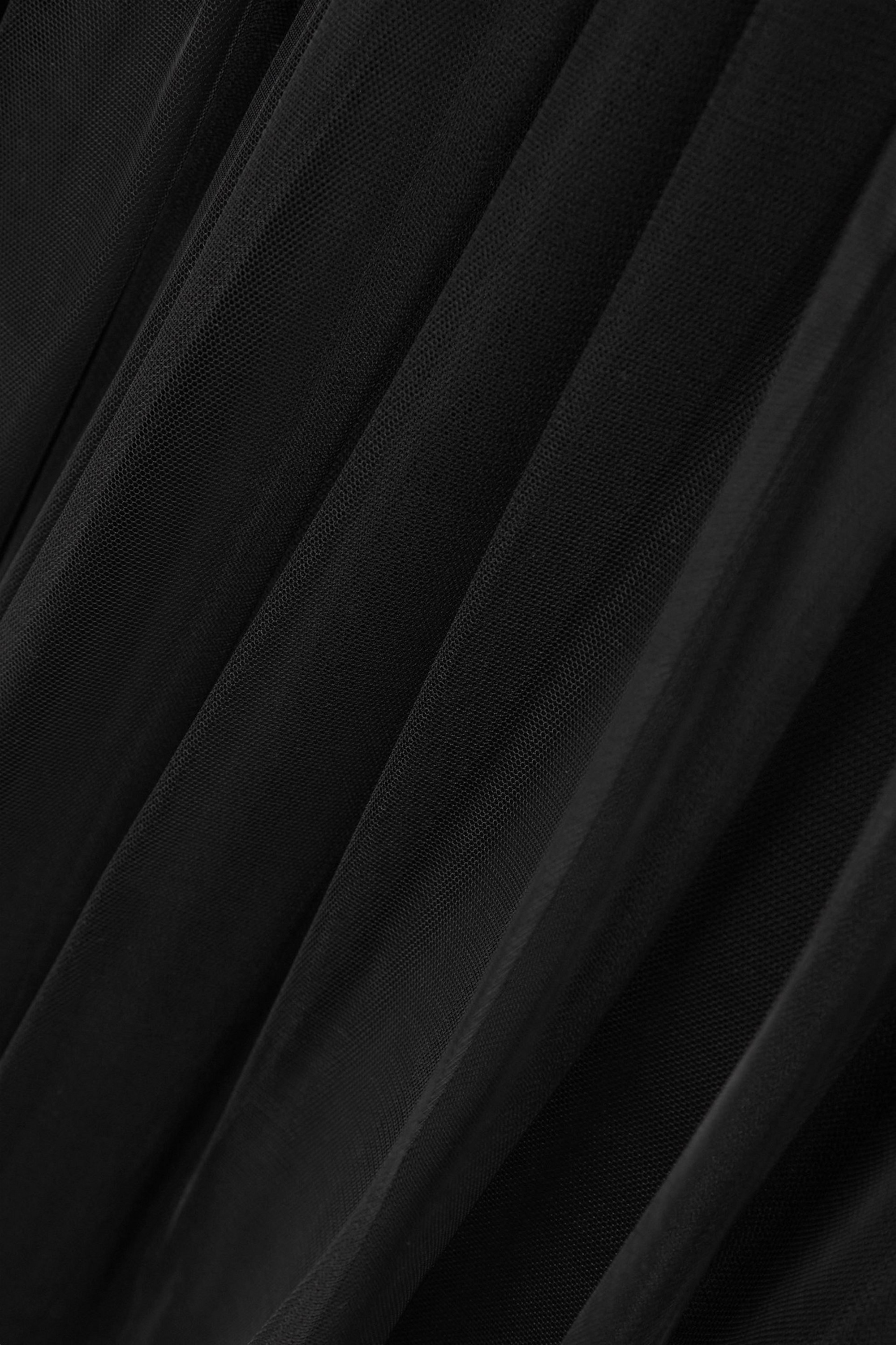 Molly Goddard Malin ruched tulle midi dress thumbnail