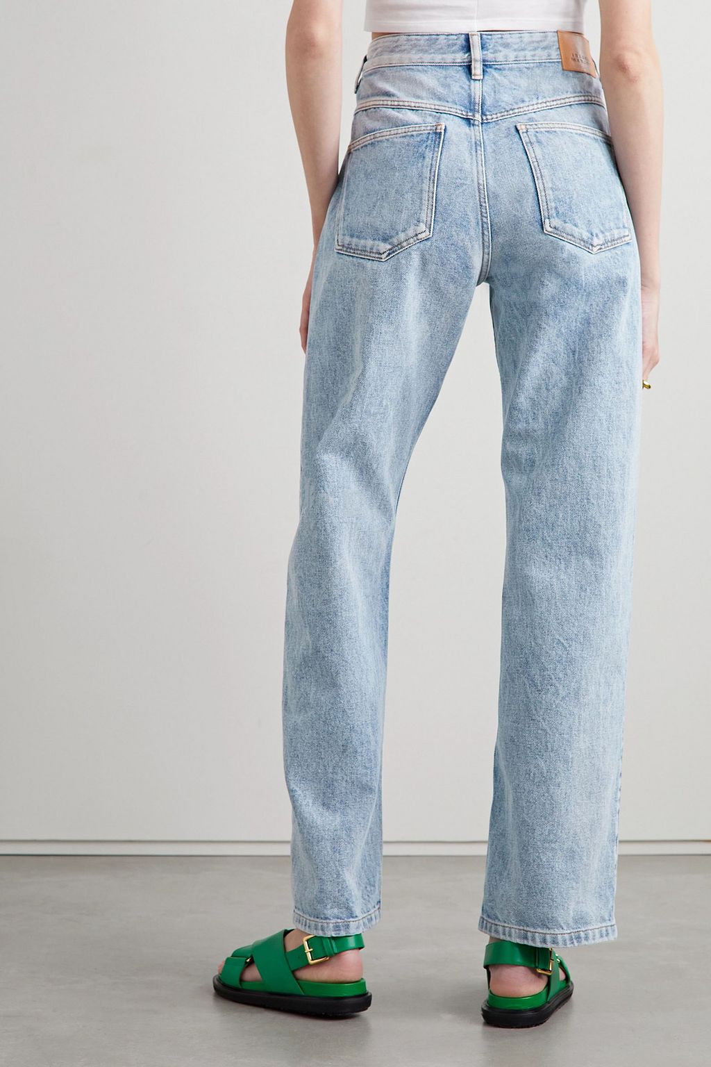 ISABEL MARANT Nadege high-rise wide-leg jeans