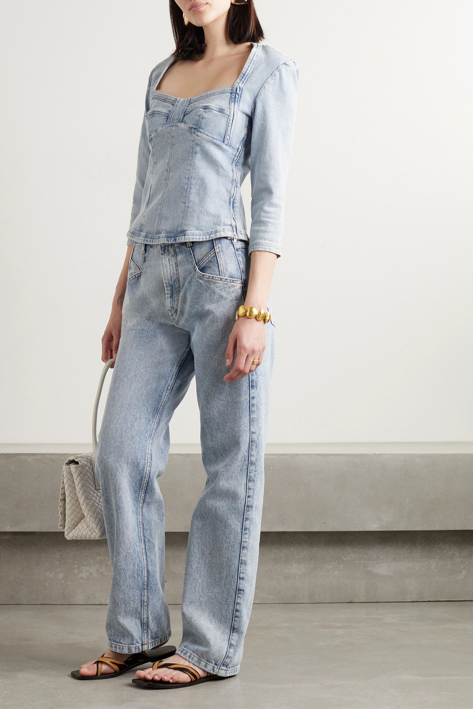 Isabel Marant Vanio denim top