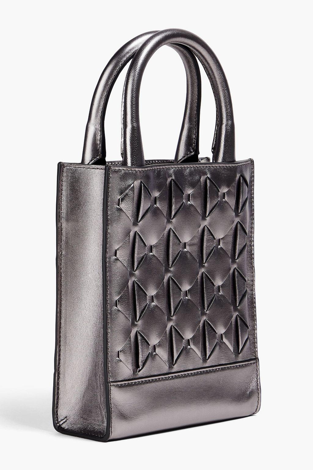 SERAPIAN 1928 mini woven leather tote