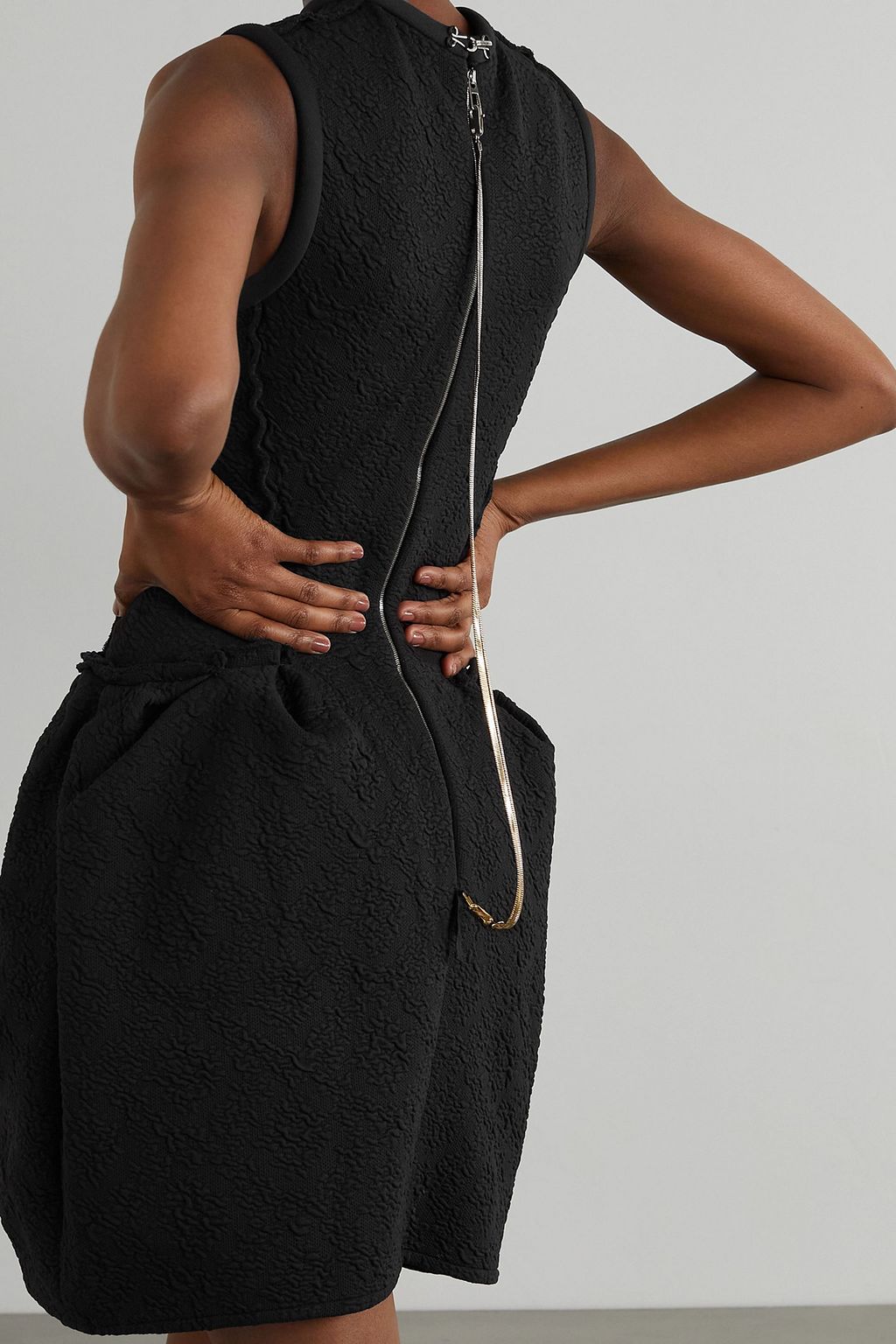 AZ FACTORY SuperTech-SuperChic stretch-cloqué mini dress