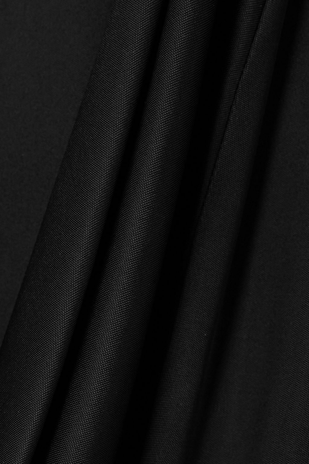 VERSACE Draped duchesse-satin maxi dress