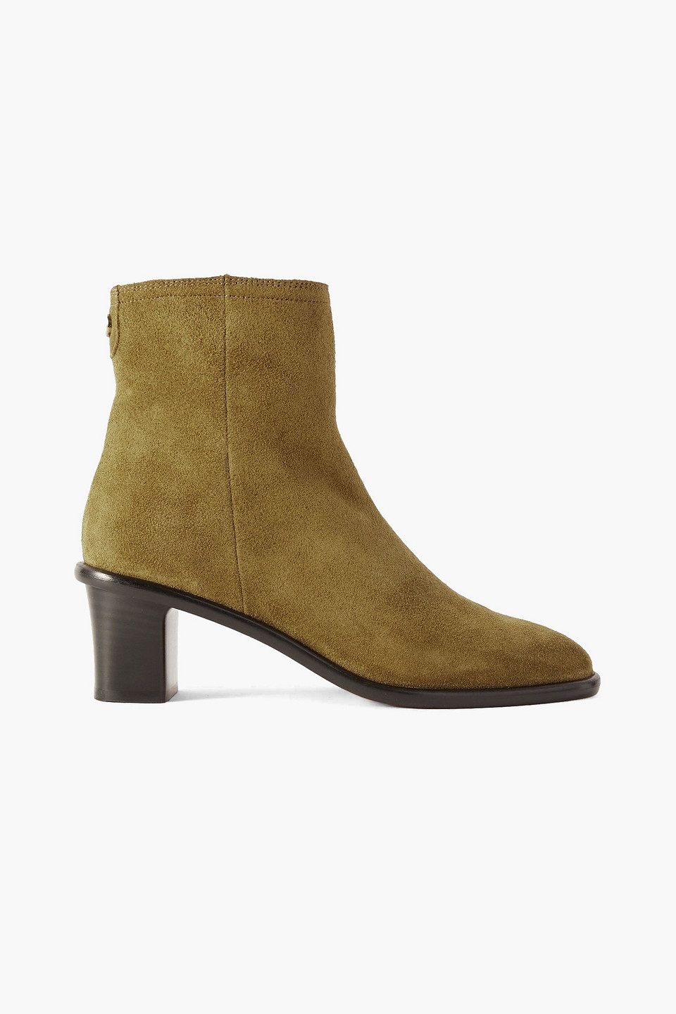 Isabel Marant Gelda Suede Ankle Boots In Military-grün