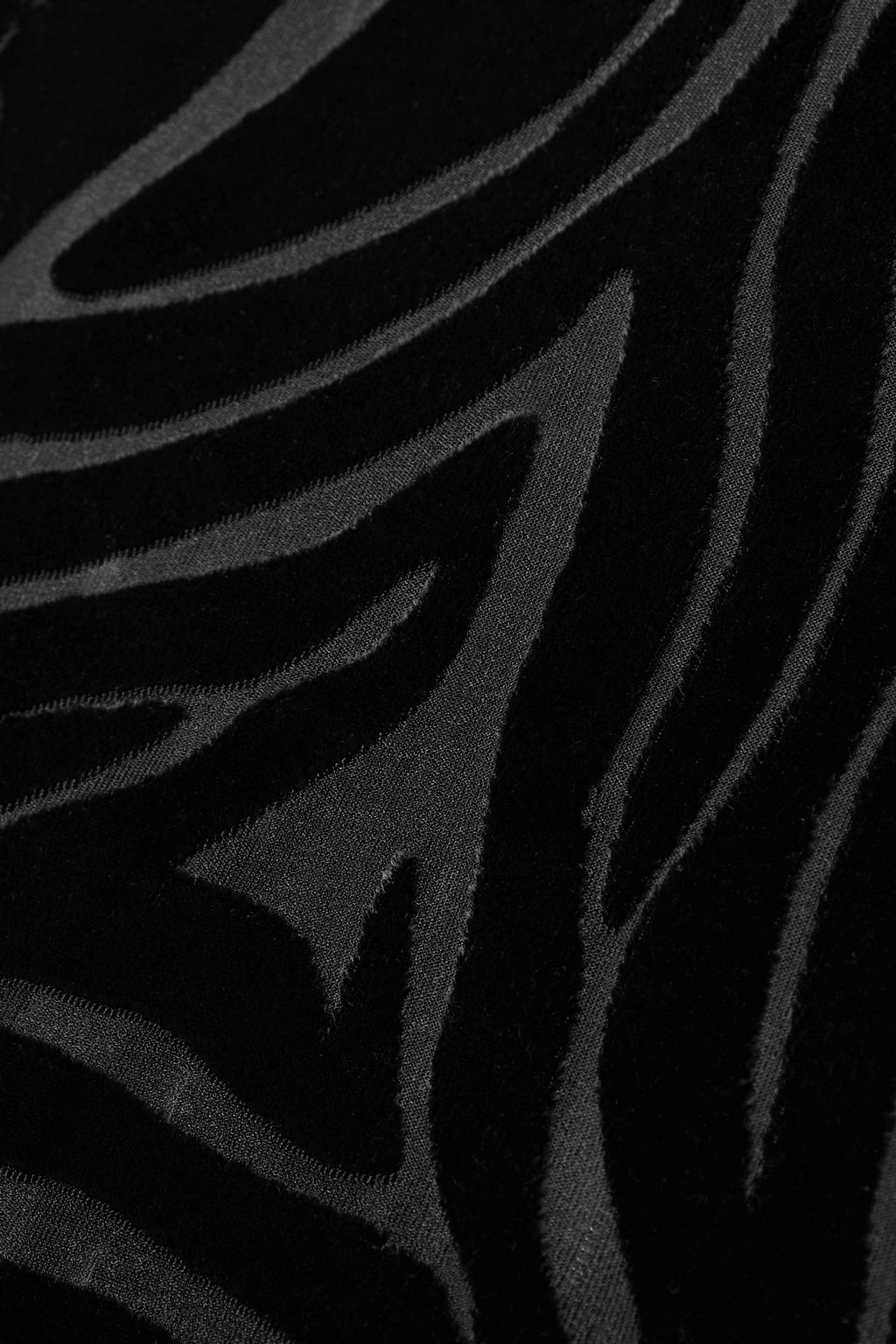 VERSACE Devoré-velvet midi dress