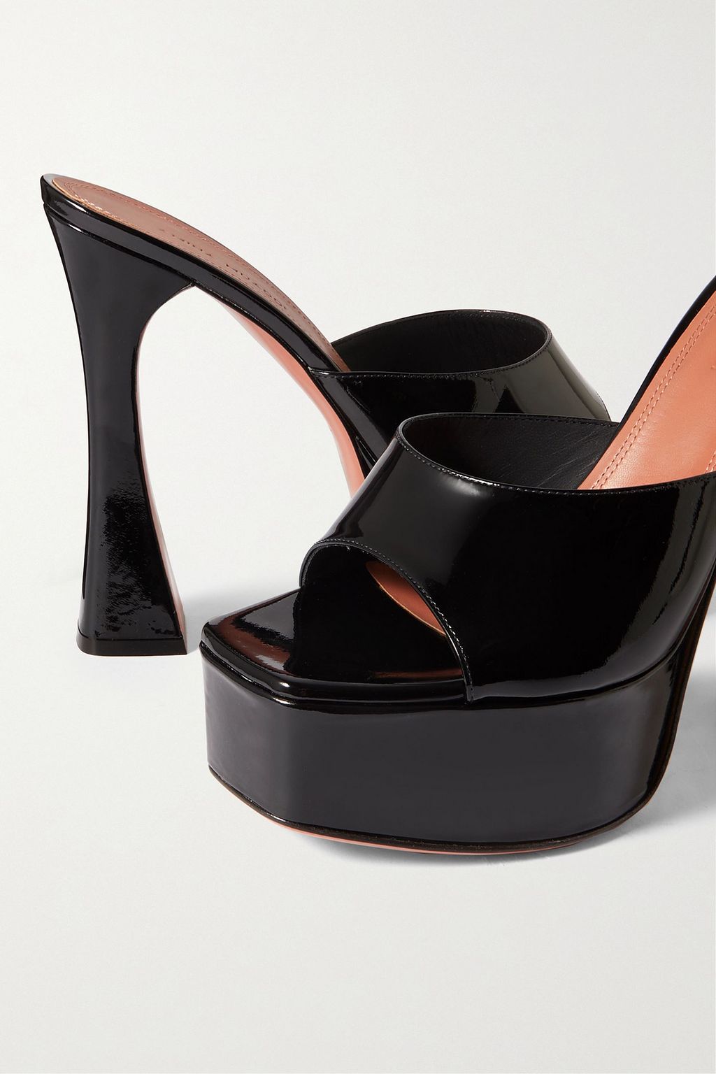 AMINA MUADDI Dalida patent-leather platform sandals