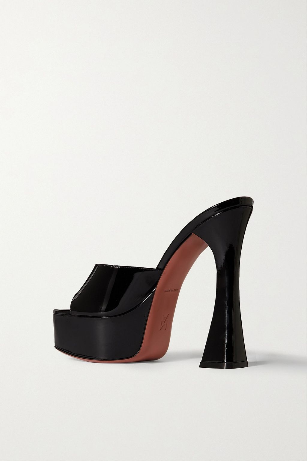 AMINA MUADDI Dalida patent-leather platform sandals
