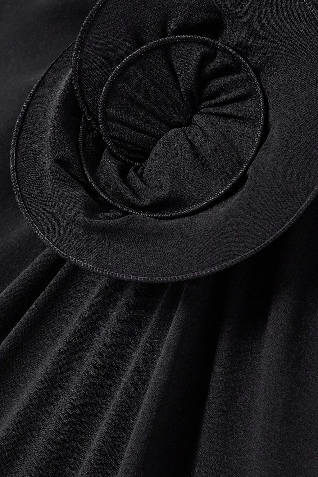 MAGDA BUTRYM Appliquéd stretch-jersey halterneck maxi dress