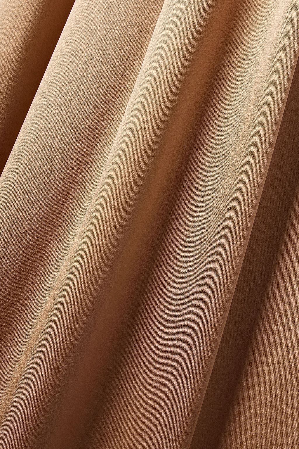 MICHAEL LO SORDO Boy pleated silk-satin wide-leg pants