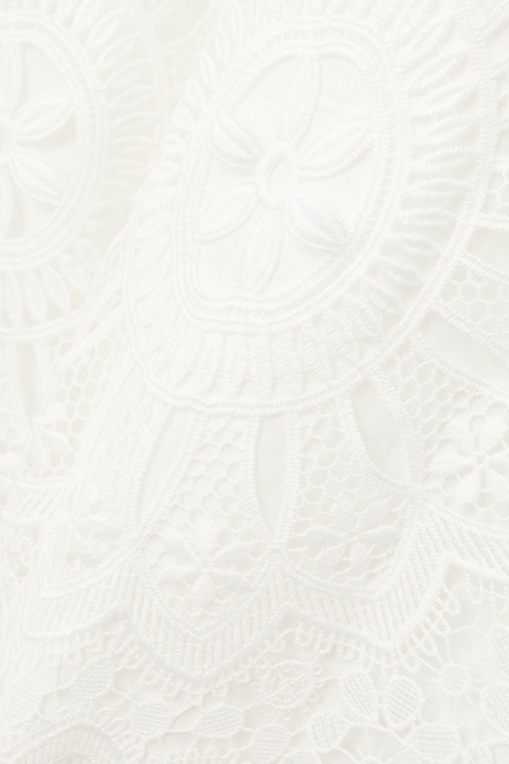 ZIMMERMANN بنطال Chintz Doily بحواف واسعة من الدانتيل بحزام
