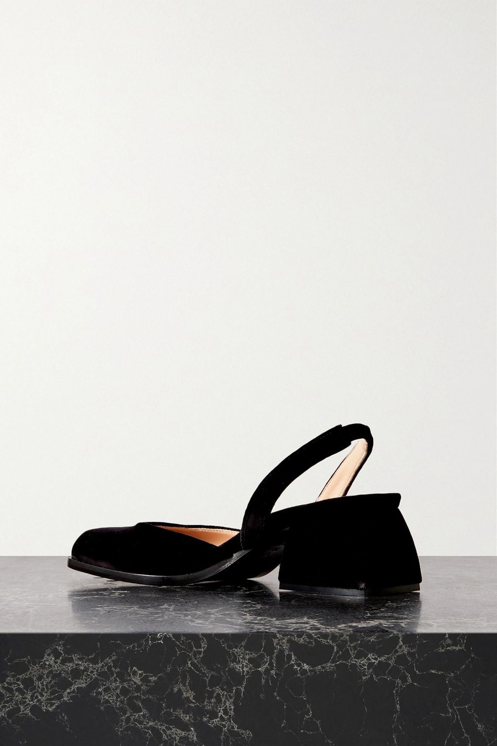 NODALETO Bulla Jones velvet slingback pumps