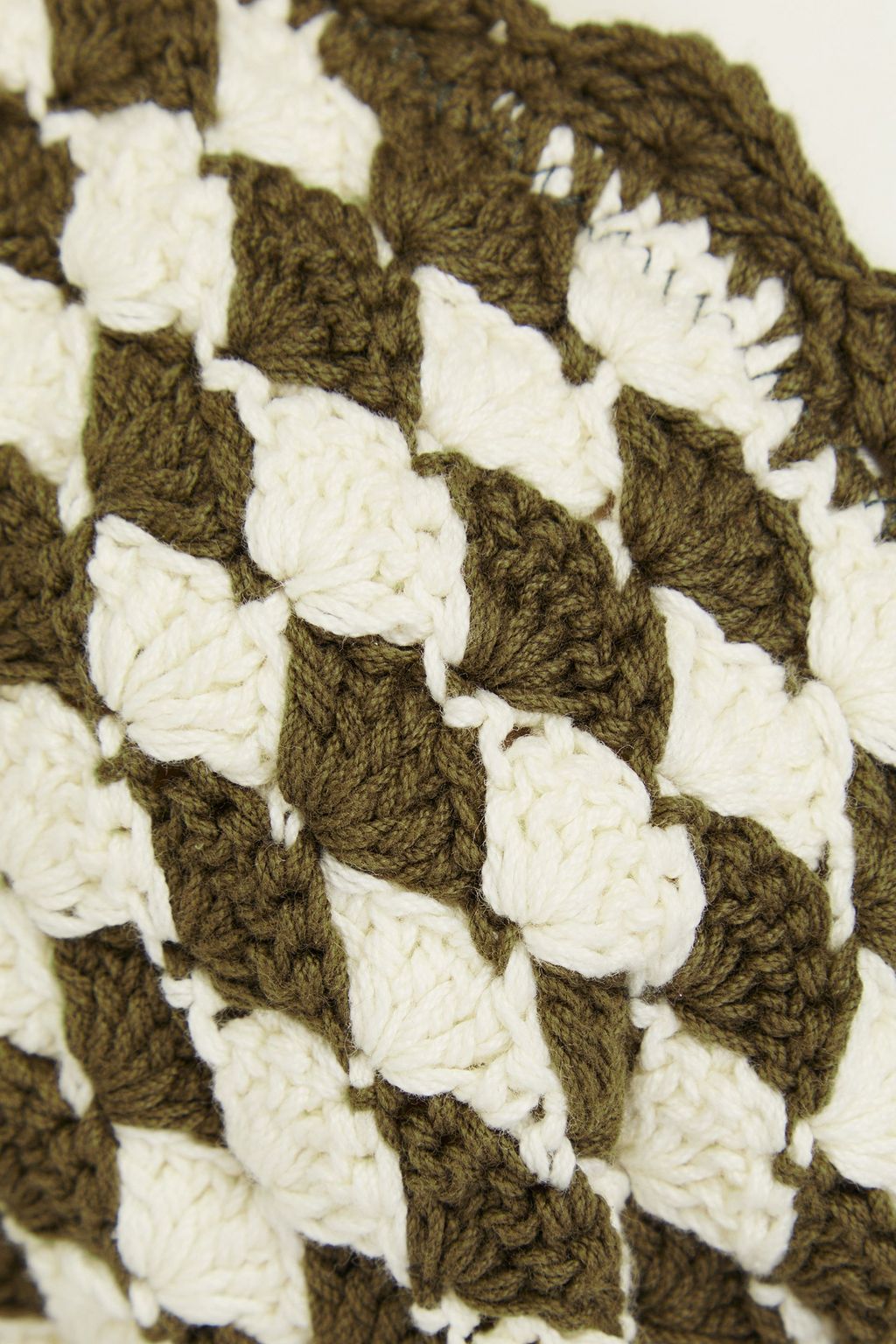 ZIMMERMANN Ruffled crocheted cotton triangle bikini