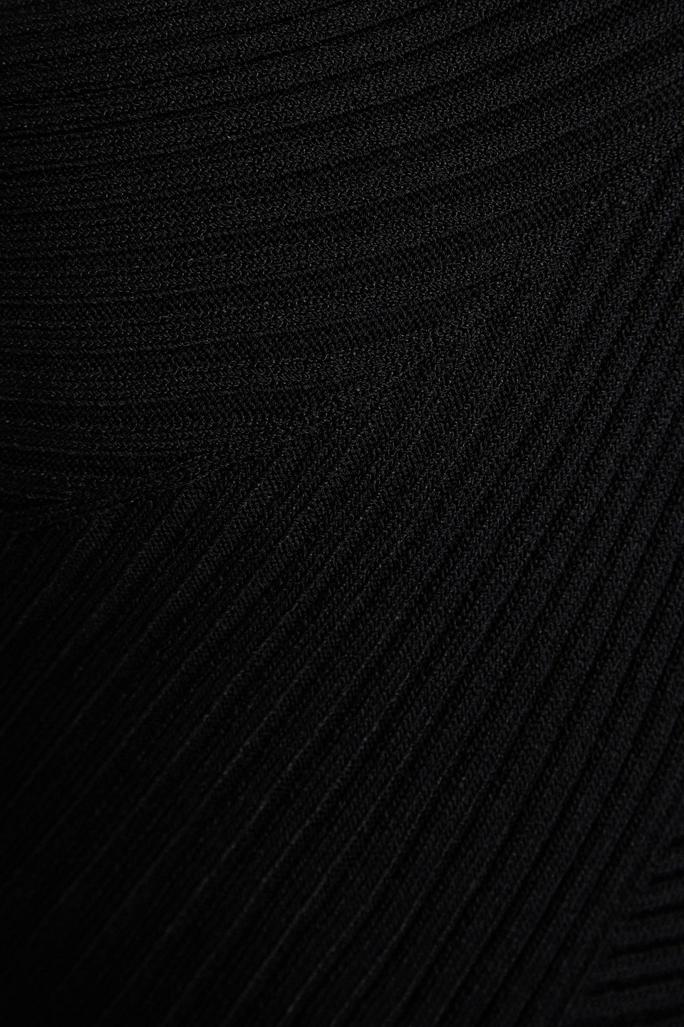 Shop Philosophy Di Lorenzo Serafini Cutout Twisted Ribbed-knit Mini Dress In Black