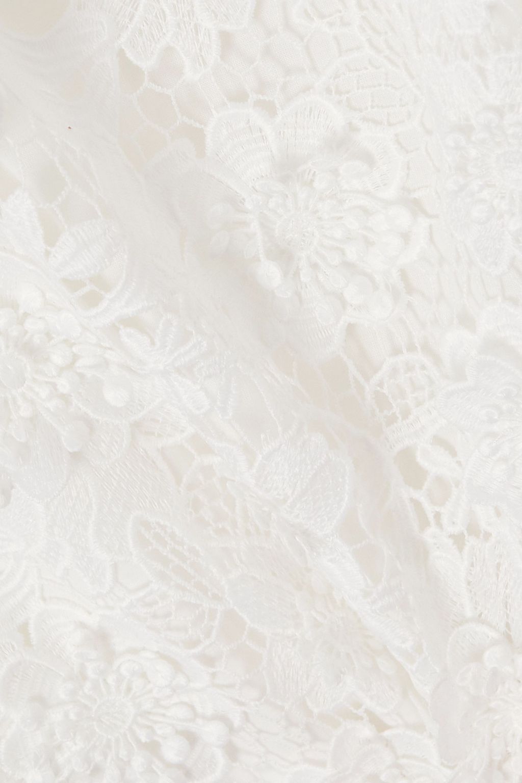 ZIMMERMANN Raie guipure lace mini dress