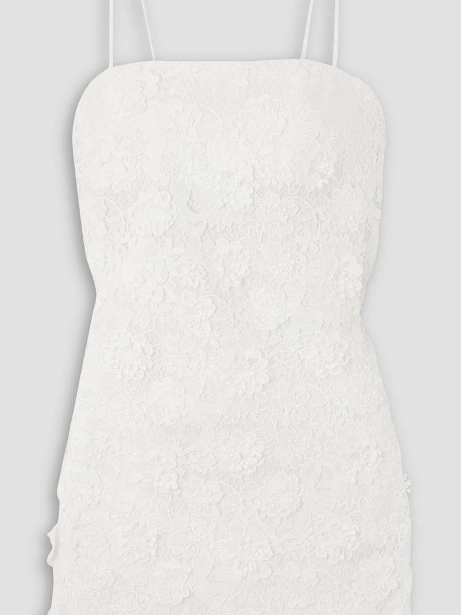 raie guipure lace mini dress