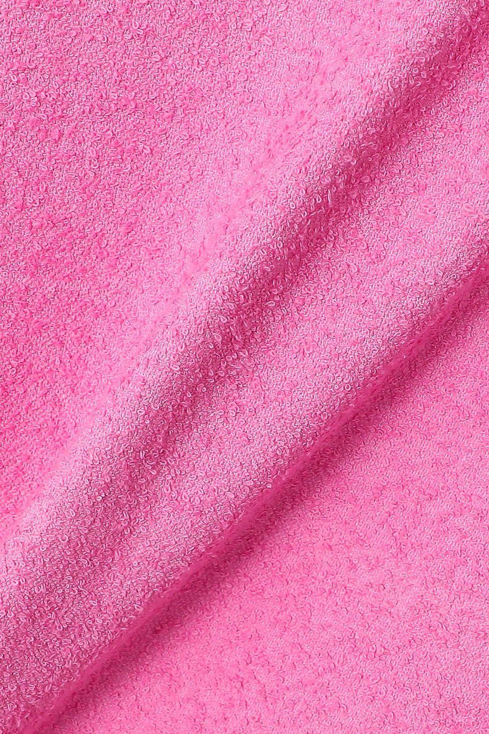 Patou Pink Bouclã© Mini Dress In Bubblegum