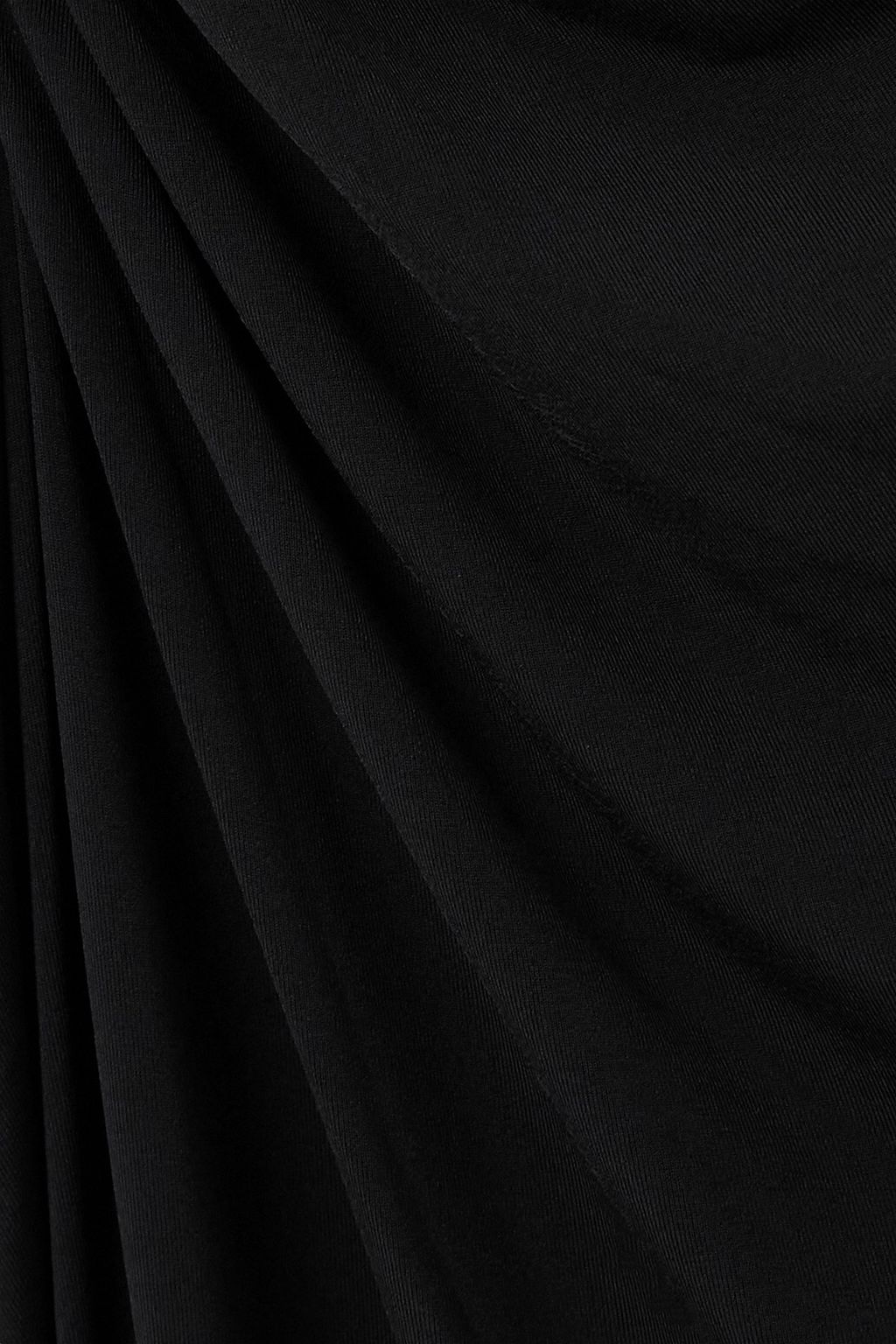 NENSI DOJAKA Tulle-trimmed stretch-jersey maxi dress