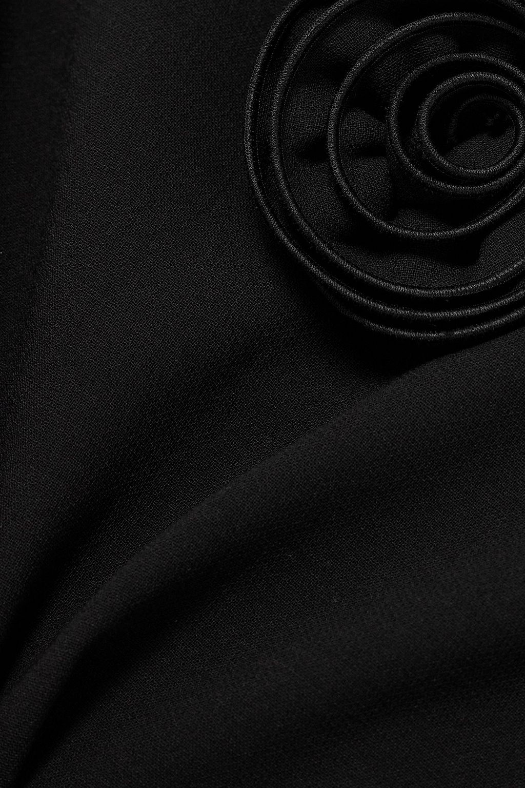 MAGDA BUTRYM Appliquéd cutout wool-blend mini dress