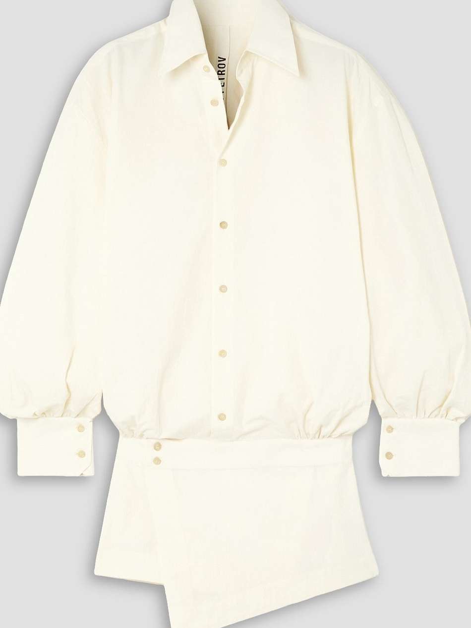 aldis cotton-twill midi dress