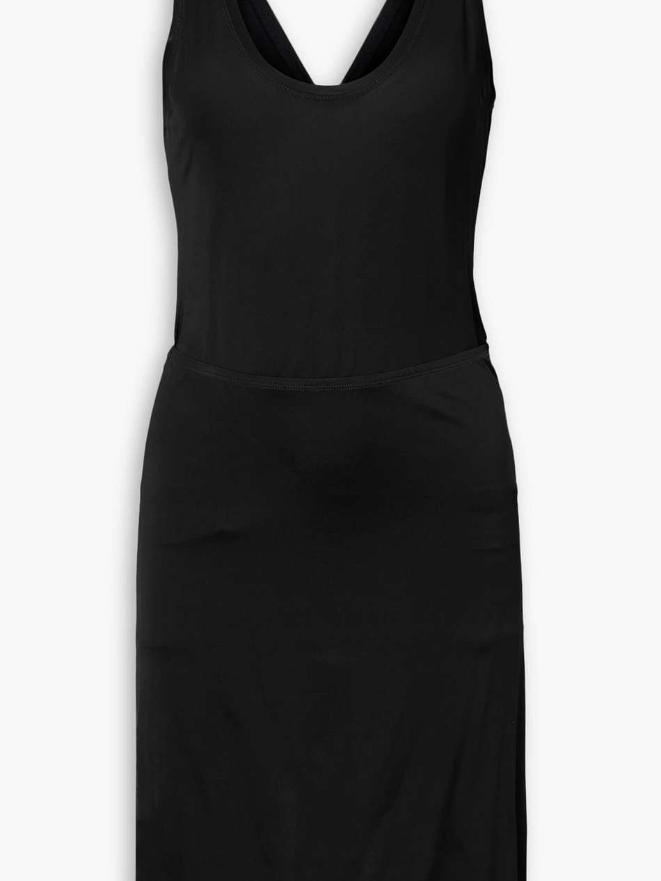 convertible stretch-jersey mini dress