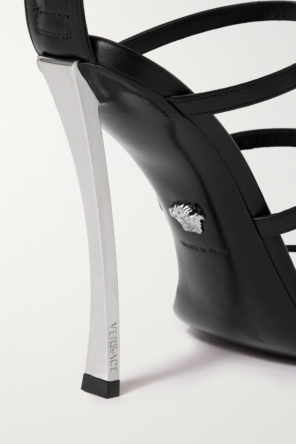 VERSACE Pin-Point buckled leather sandals