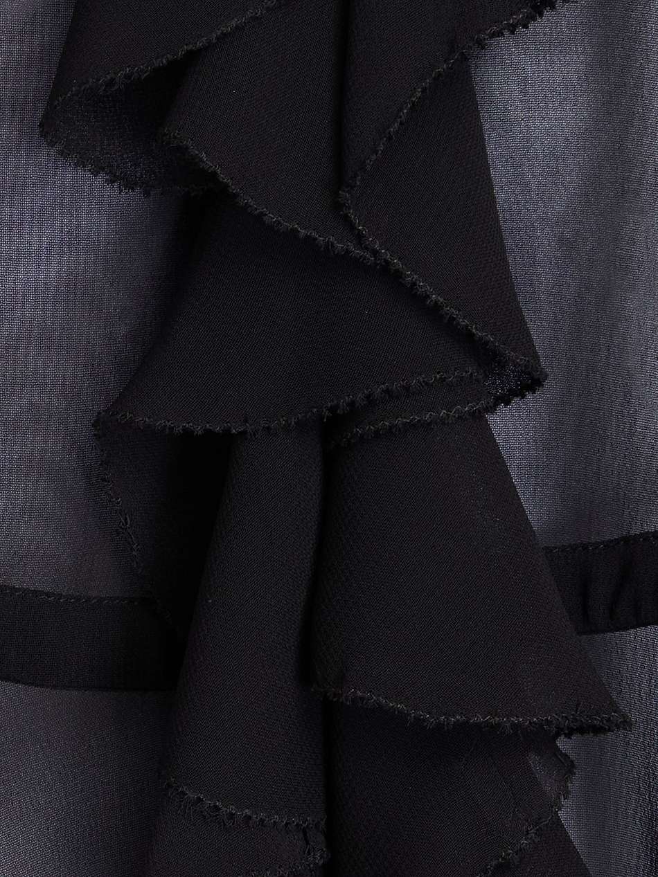 ruffled georgette blouse