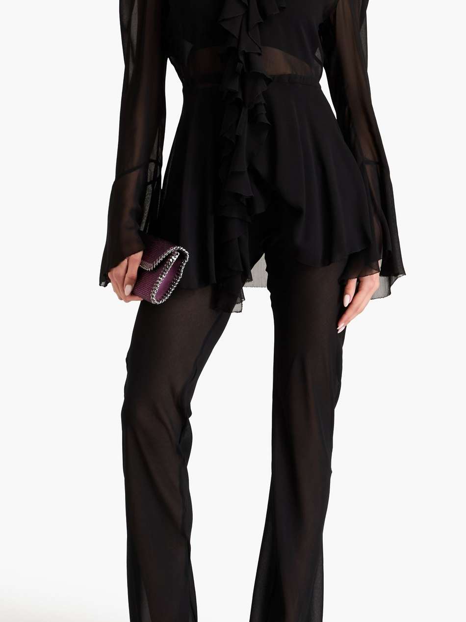 ruffled georgette blouse