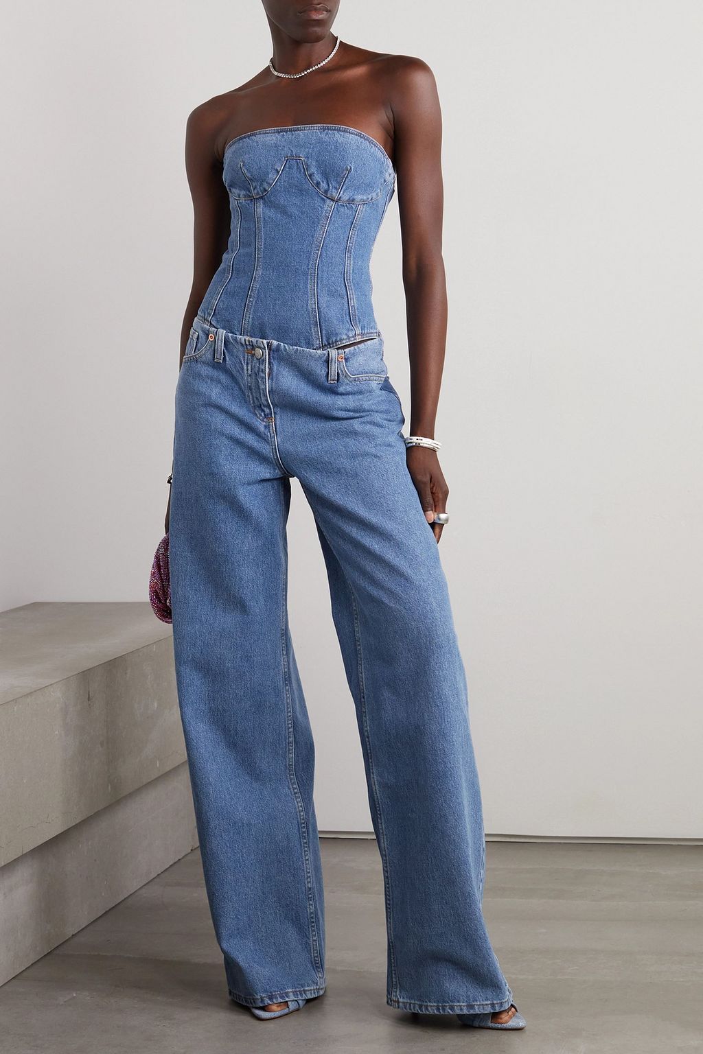 MAGDA BUTRYM Low-rise wide-leg jeans