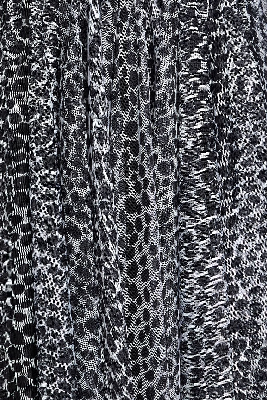 PHILOSOPHY DI LORENZO SERAFINI Gathered leopard-print tulle mini dress