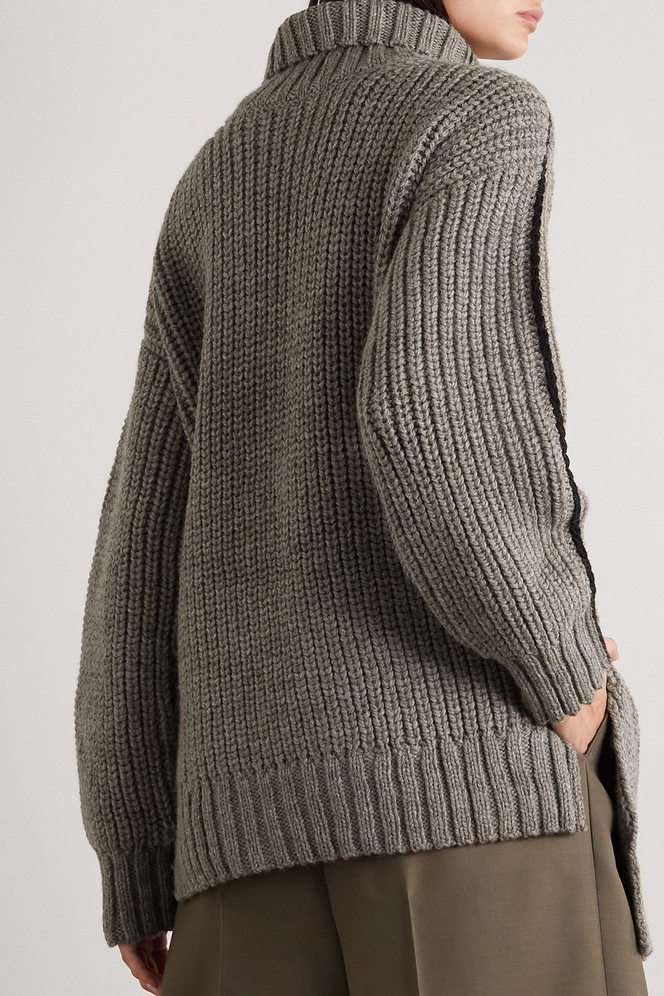  Peter Do - Debra Rollkragenpullover Aus Gerippter Wolle - Neutral - Xs 