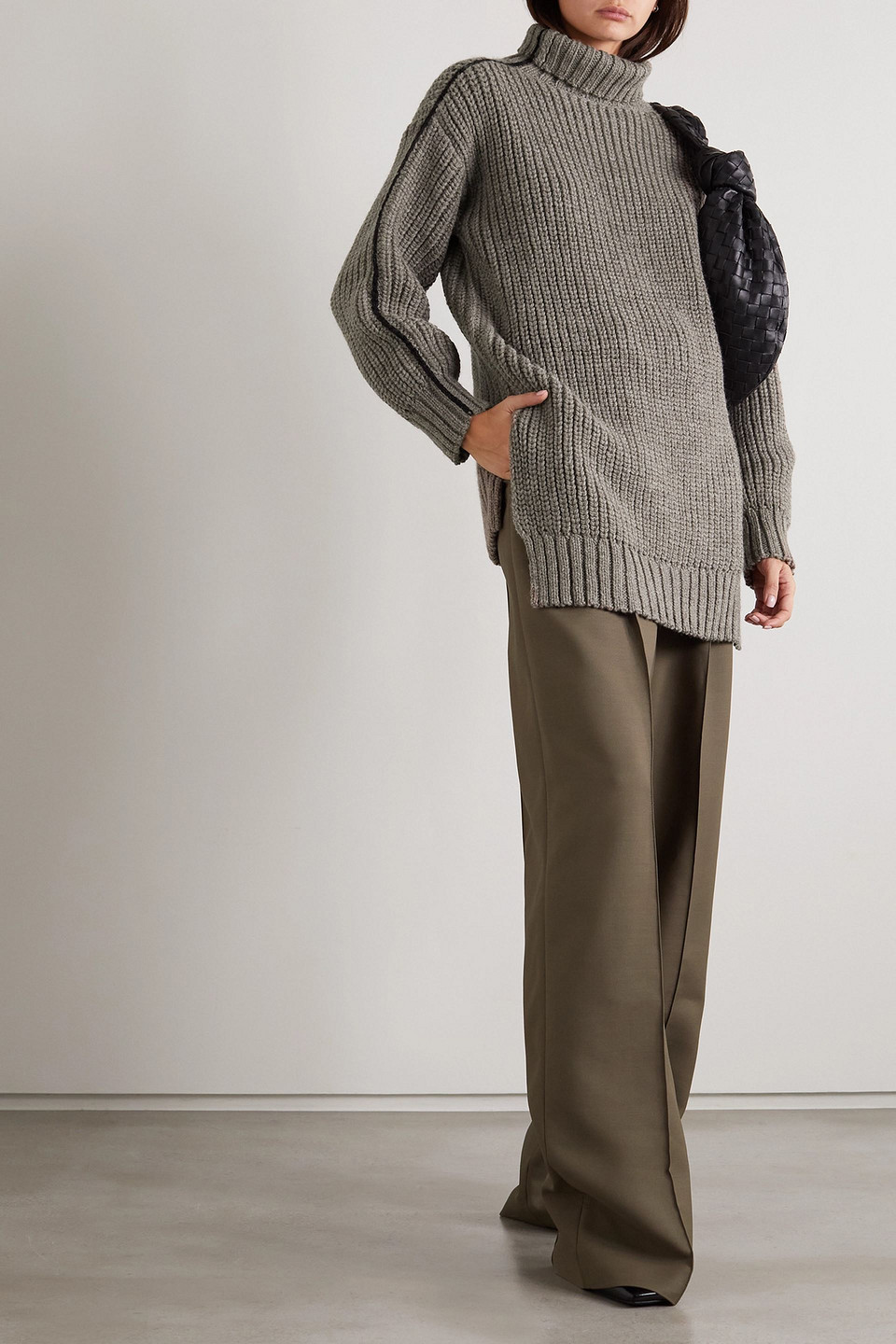  Peter Do - Debra Rollkragenpullover Aus Gerippter Wolle - Neutral - Xs 